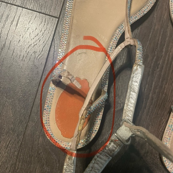 Rene Caovilla Crystal Sandals Size 41 need TLC - Picture 7 of 7
